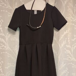 LuLaRoe Textured Gray Dress